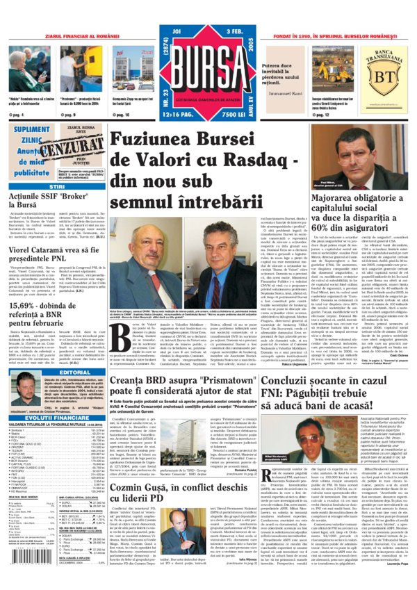 Ediţia din 03.02.2005
