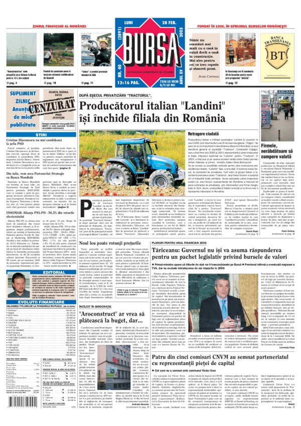 Ediţia din 28.02.2005