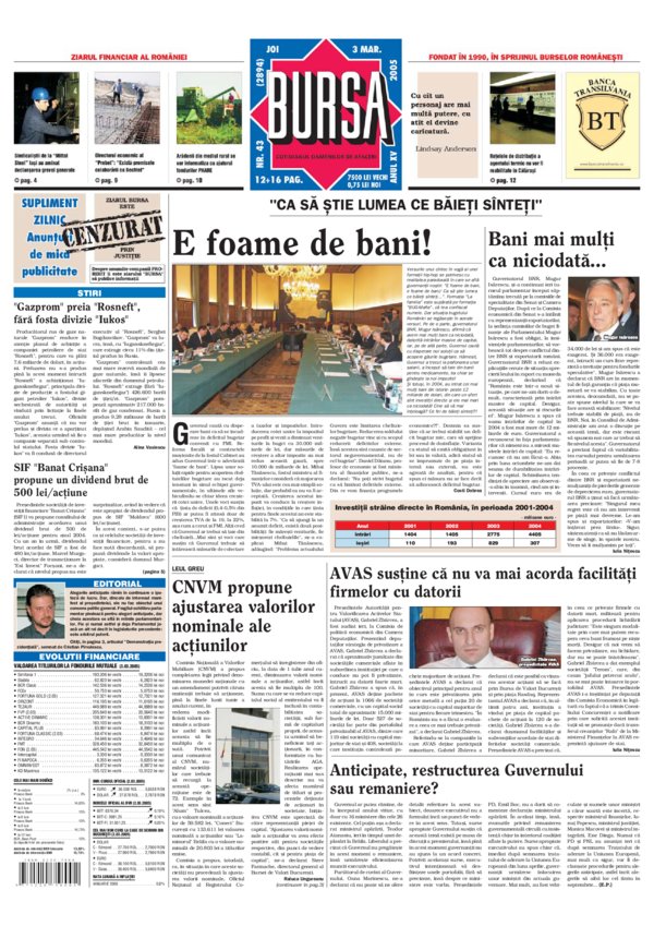 Ediţia din 01.05.2025