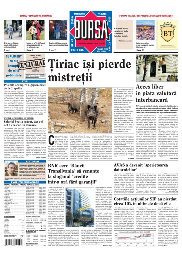 Ediţia din 01.05.2025