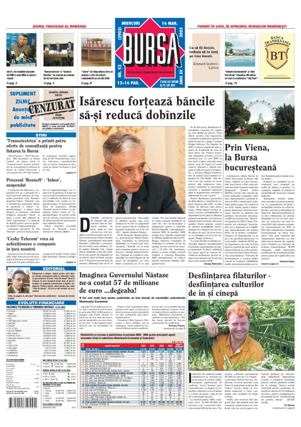 Ediţia din 16.03.2005