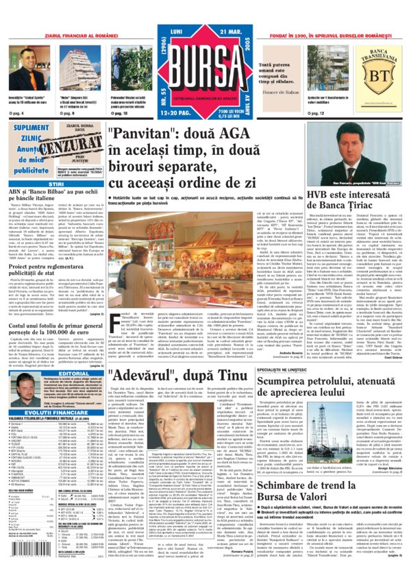 Ediţia din 21.03.2005