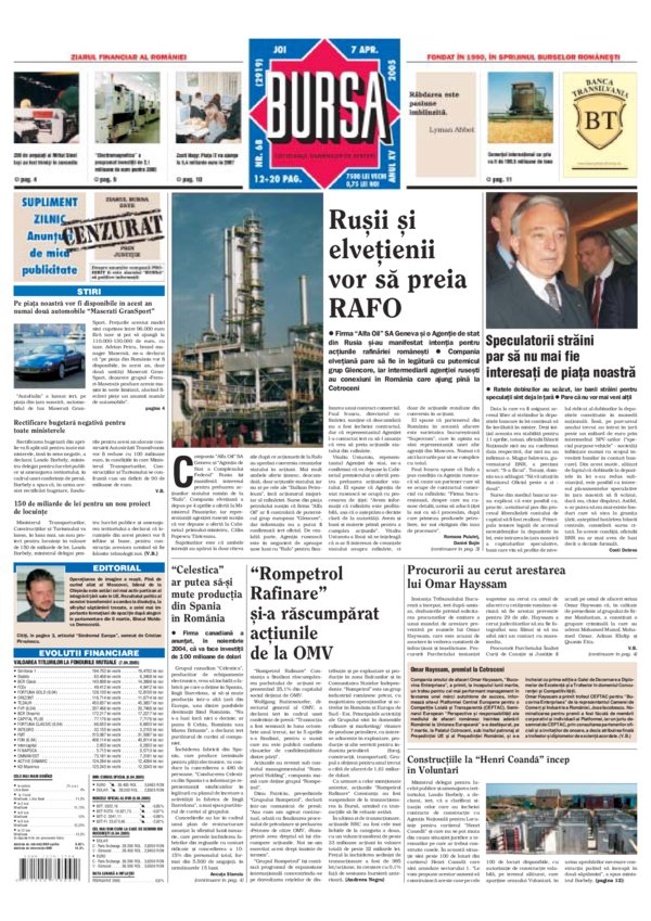Ediţia din 01.05.2025