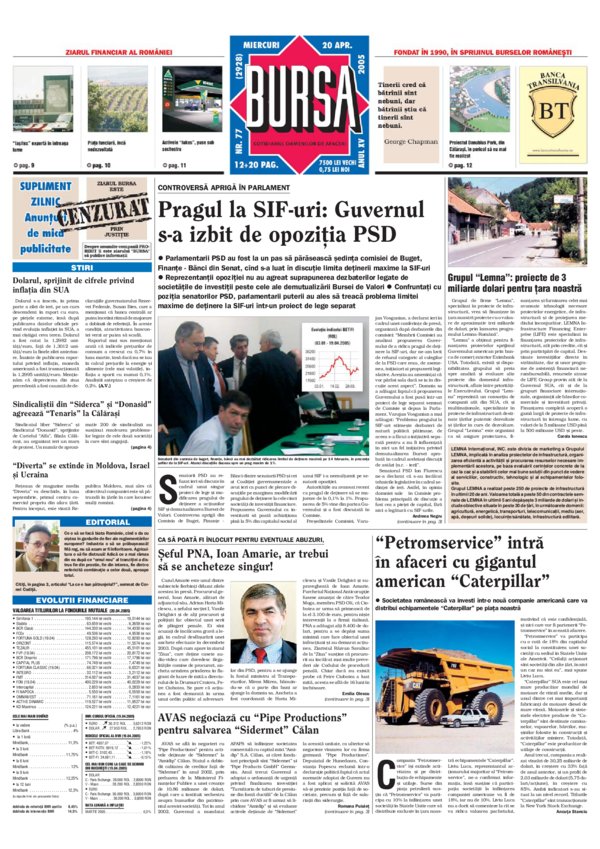 Ediţia din 01.05.2025