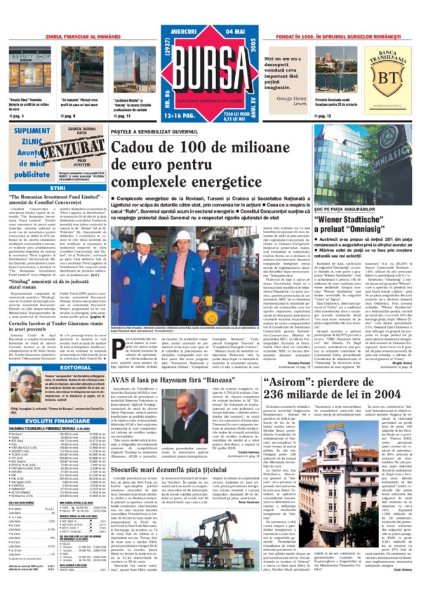 Ediţia din 04.05.2005