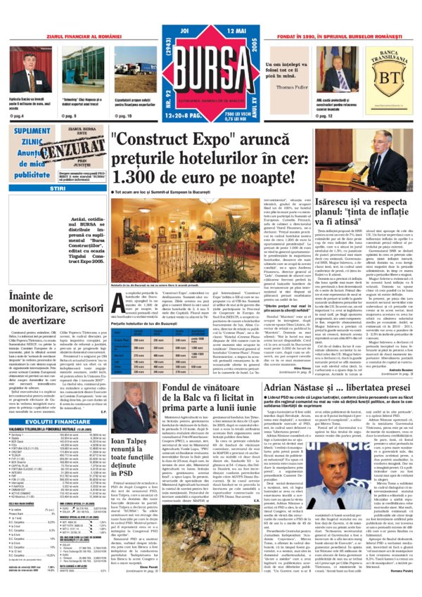 Ediţia din 12.05.2005