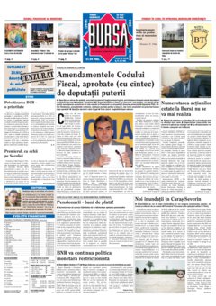 Prima pagină 20.05.2005