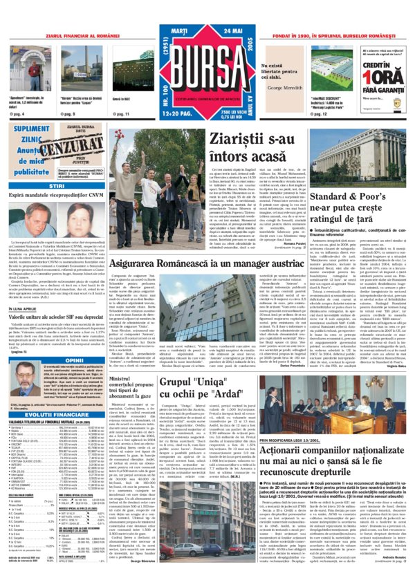 Ediţia din 01.05.2025