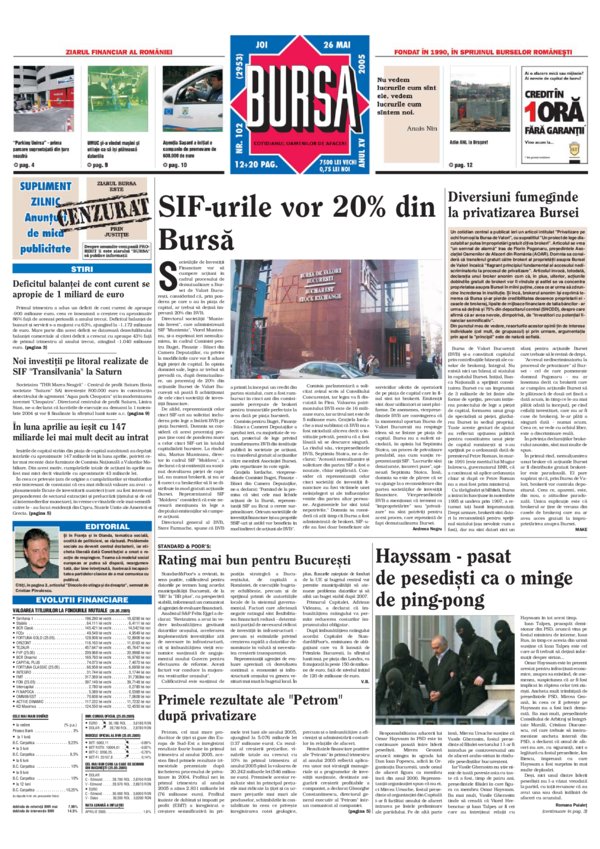 Ediţia din 01.05.2025