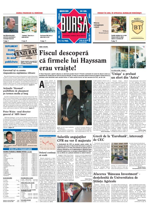 Ediţia din 01.05.2025