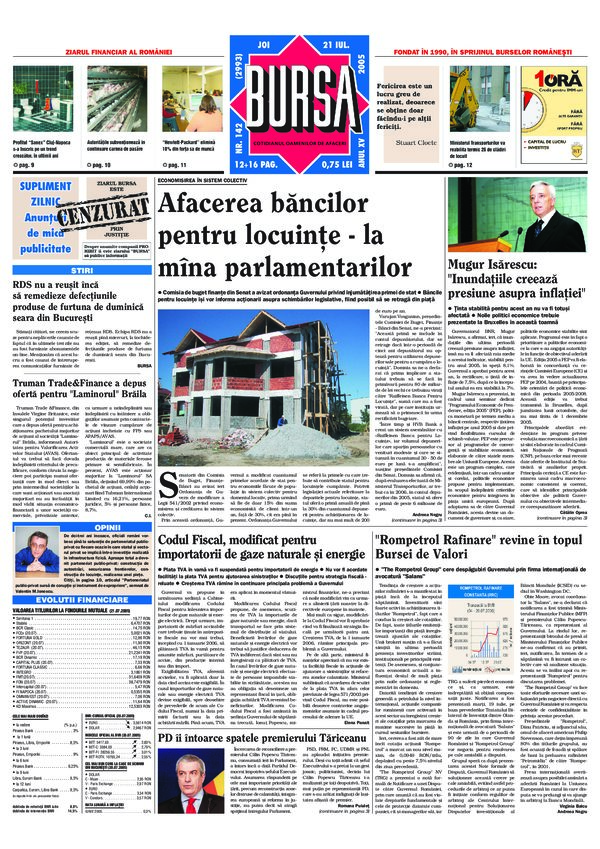 Ediţia din 21.07.2005