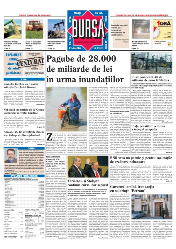 Ediţia din 23.07.2026