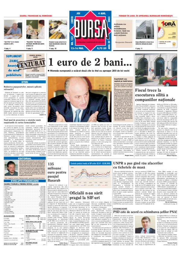 Ediţia din 01.05.2025