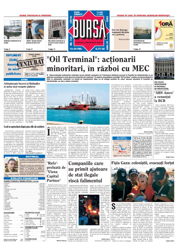 Ediţia din 19.08.2005