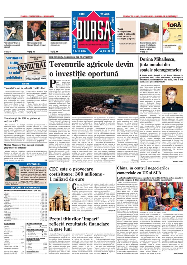 Ediţia din 29.08.2005