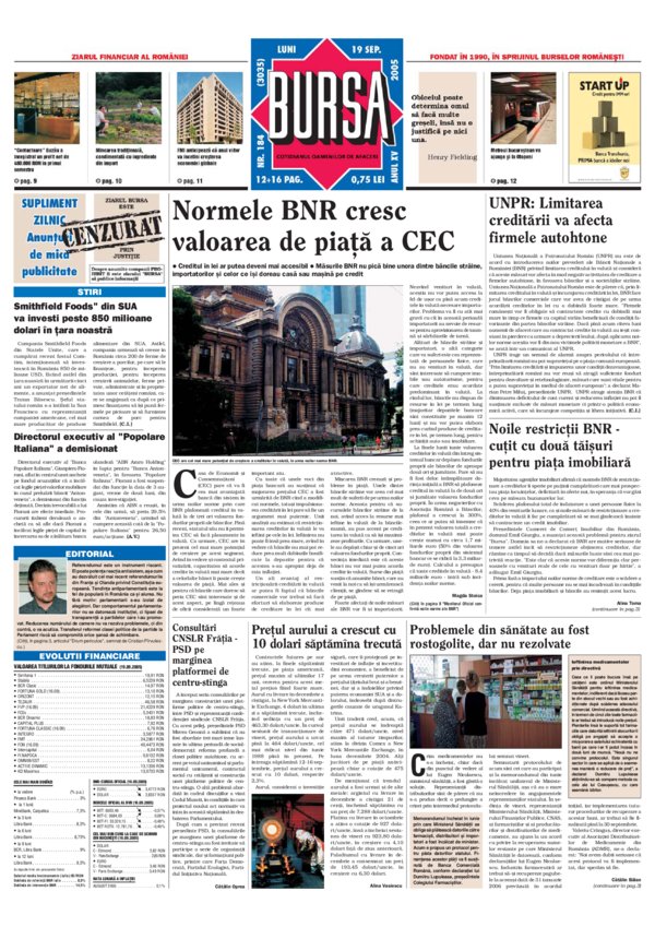 Ediţia din 19.09.2005