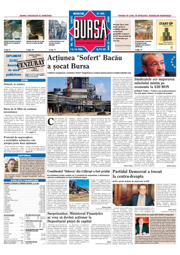 Ediţia din 21.09.2005