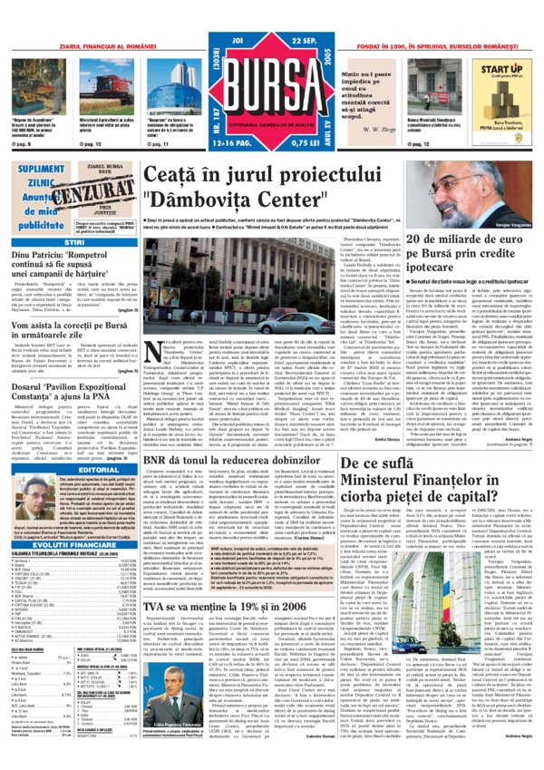 Ediţia din 22.09.2005