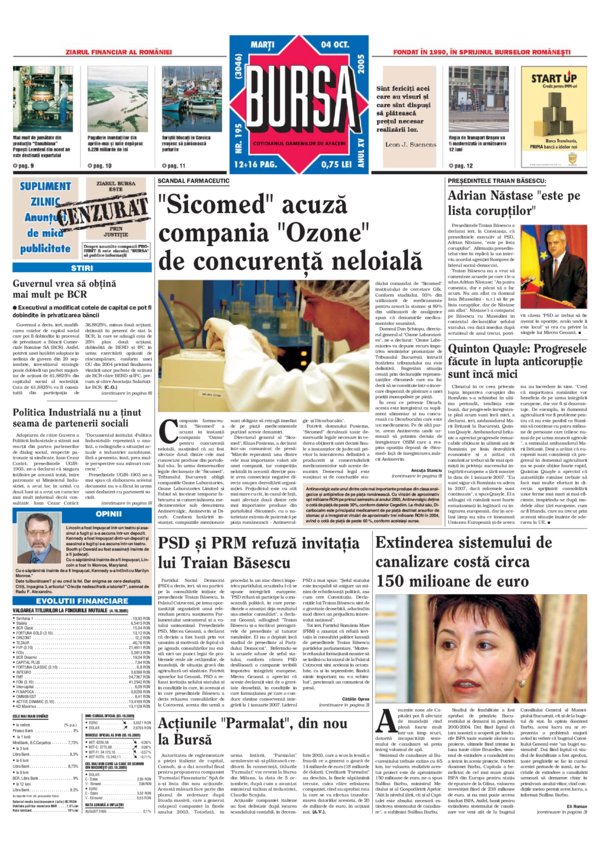 Ediţia din 04.10.2005