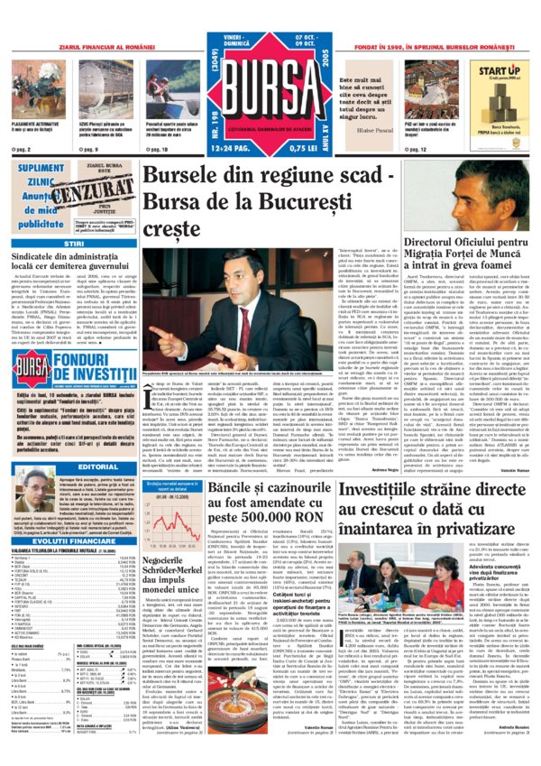 Ediţia din 07.10.2005