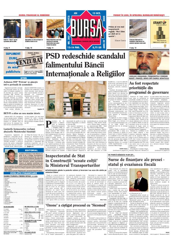 Ediţia din 13.10.2005