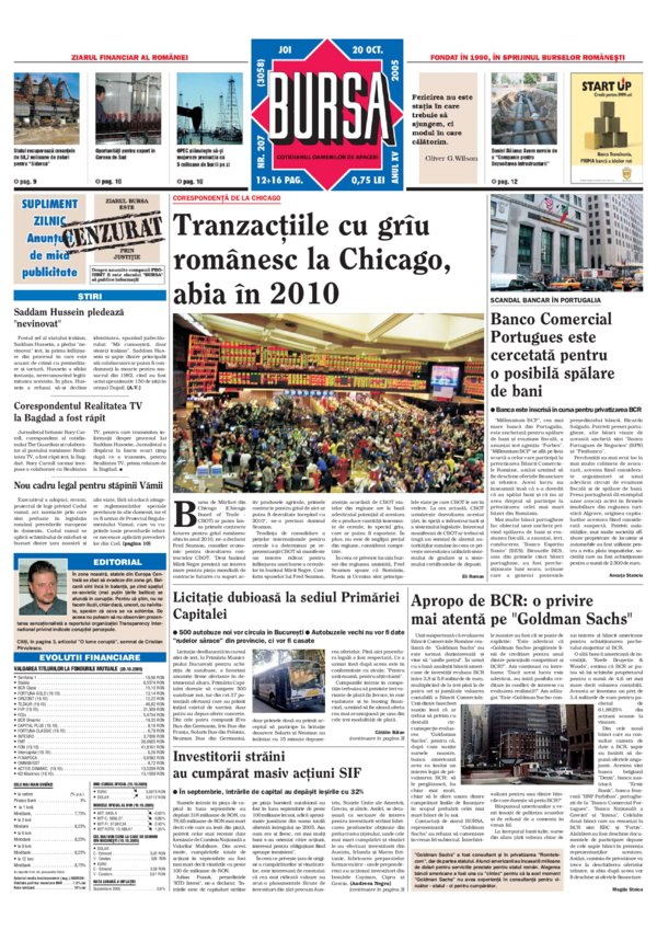 Ediţia din 20.10.2005
