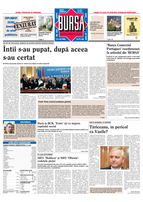 Ediţia din 21.10.2005