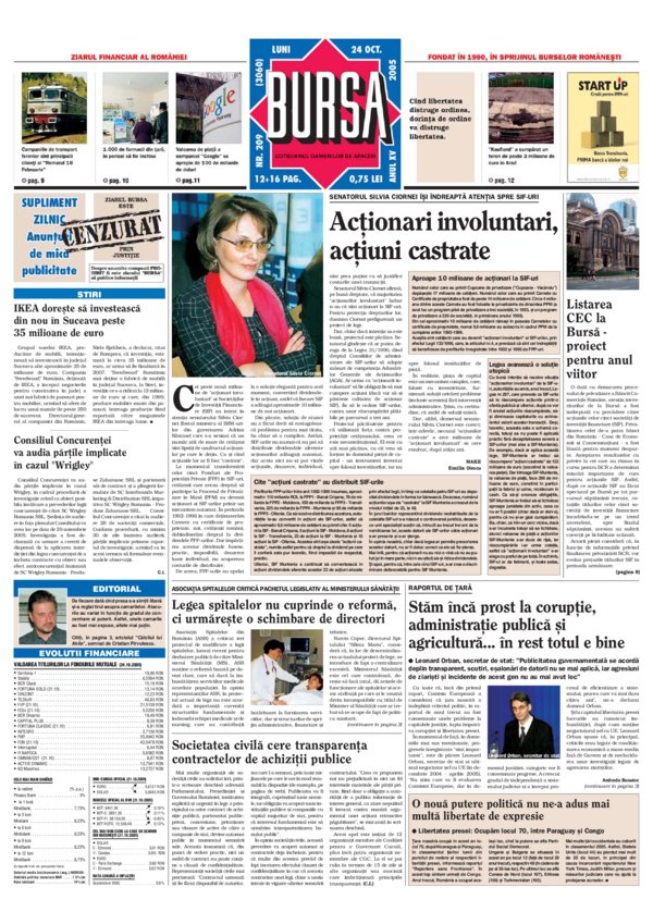 Ediţia din 24.10.2005