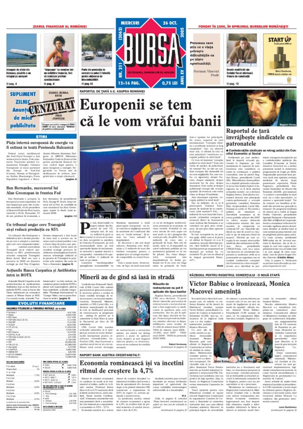 Ediţia din 26.10.2005