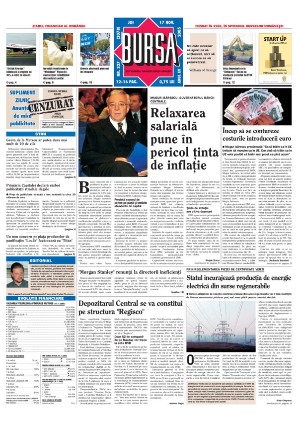 Ediţia din 17.11.2005