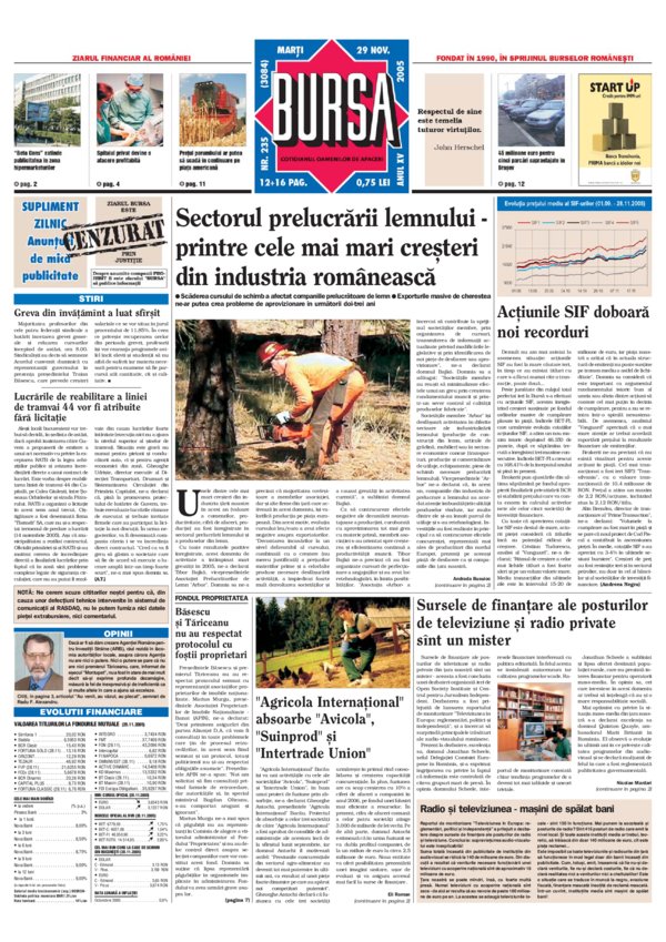 Ediţia din 29.11.2005