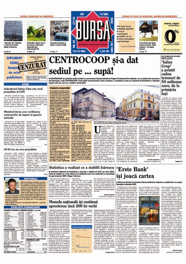 Ediţia din 12.01.2006