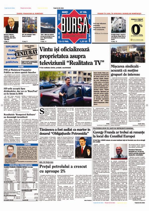 Ediţia din 01.05.2025
