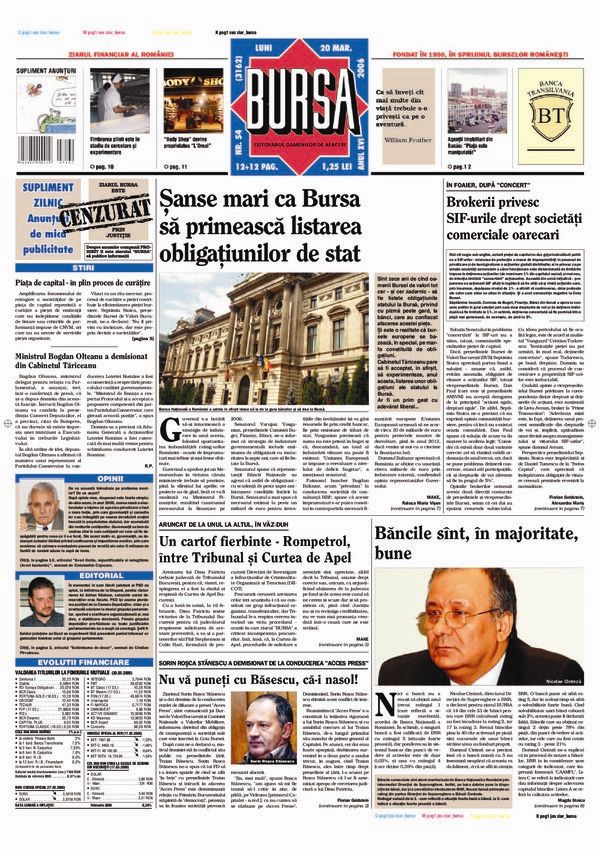 Ediţia din 20.03.2006