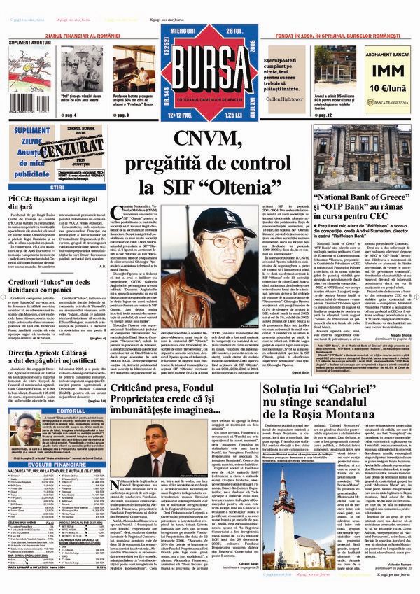 Ediţia din 26.07.2006