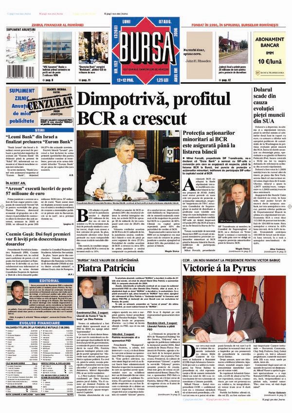 Ediţia din 07.08.2006