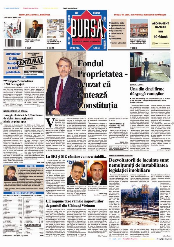 Ediţia din 01.05.2025