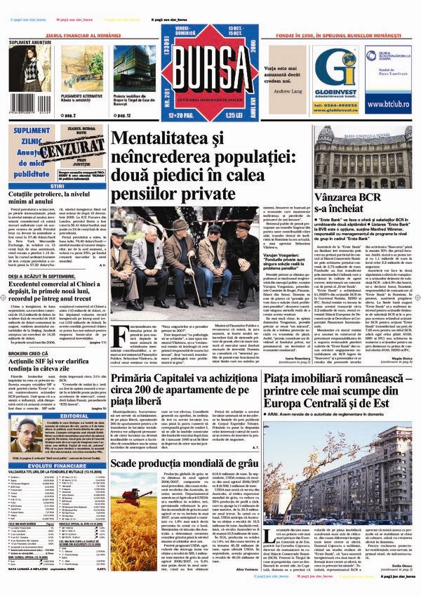 Ediţia din 13.10.2006