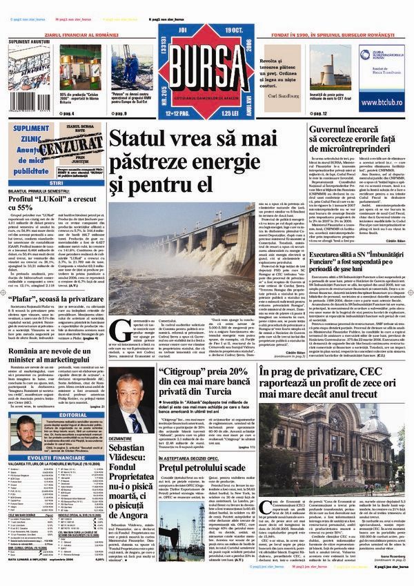 Ediţia din 19.10.2006