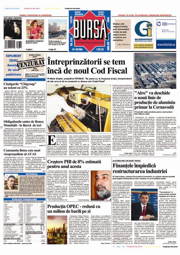 Ediţia din 20.10.2006