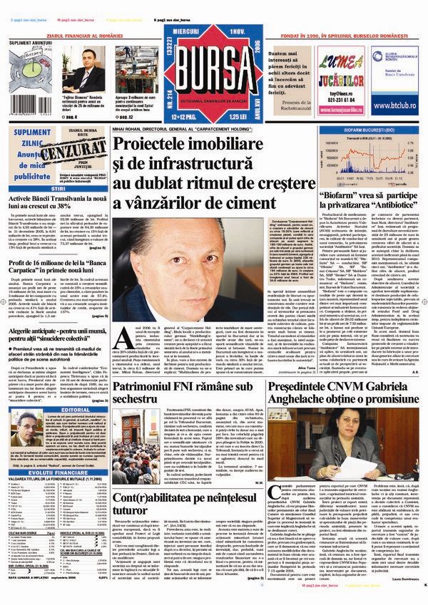 Ediţia din 01.11.2006