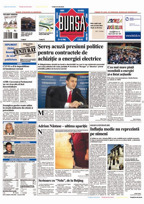 Ediţia din 20.11.2006