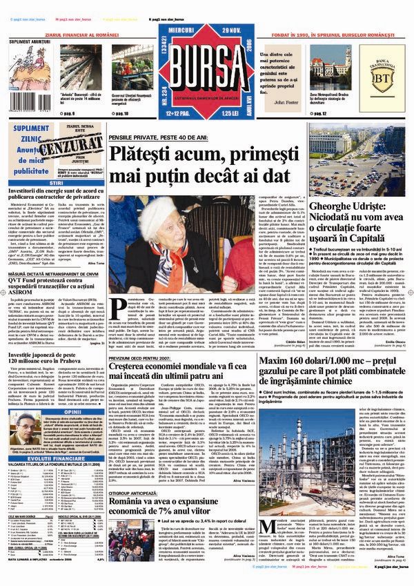 Ediţia din 29.11.2006