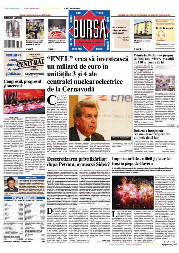 Ediţia din 11.12.2006