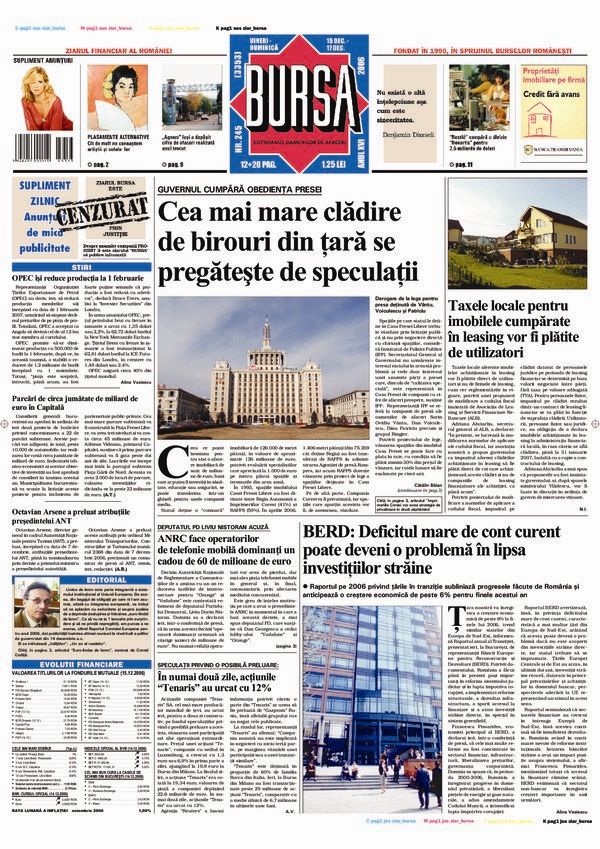 Ediţia din 15.12.2006
