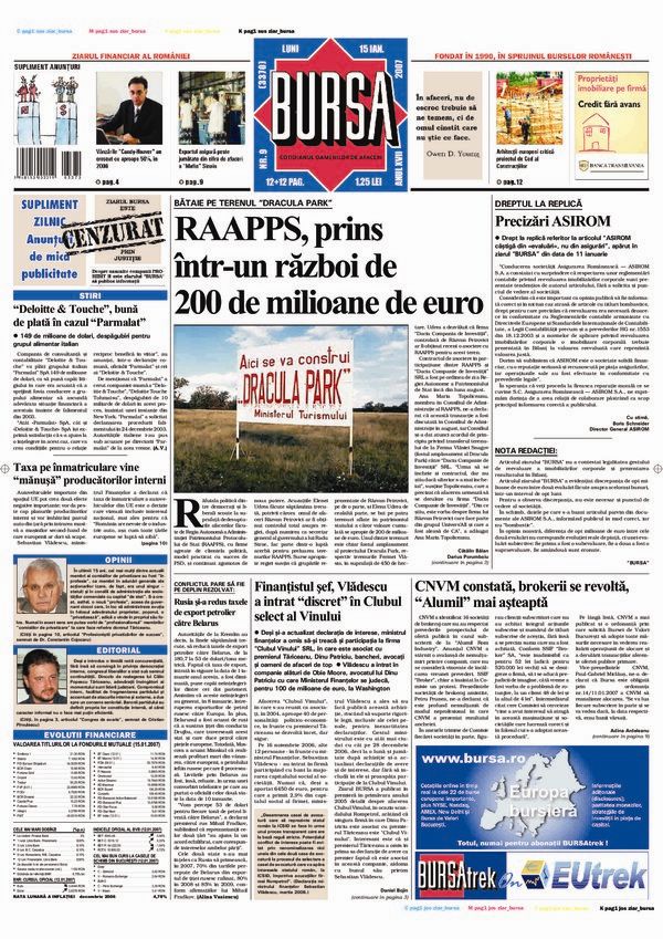 Ediţia din 15.01.2007