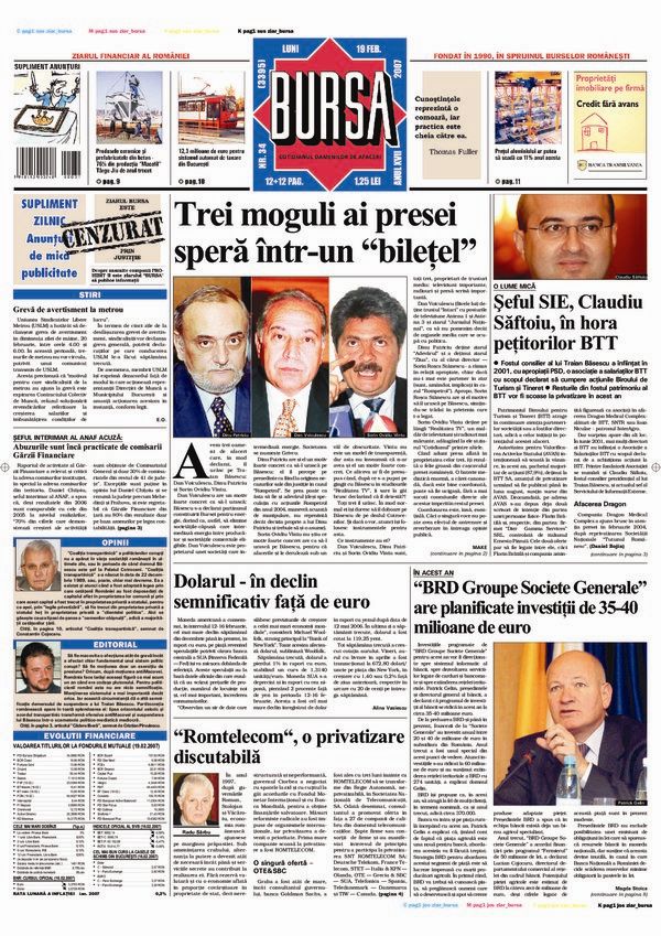 Ediţia din 19.02.2007
