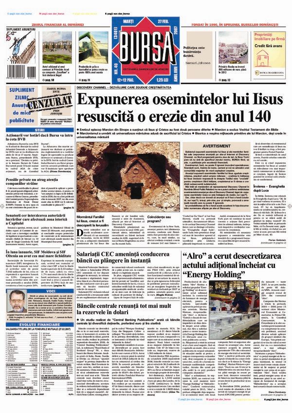 Ediţia din 27.02.2007