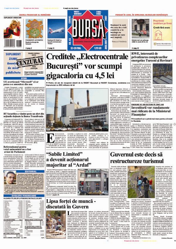 Ediţia din 01.05.2025