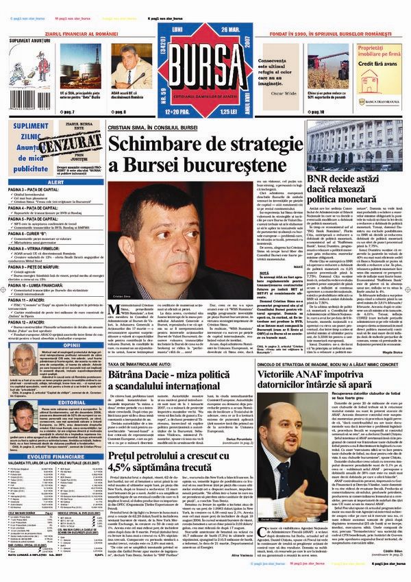 Ediţia din 26.03.2007